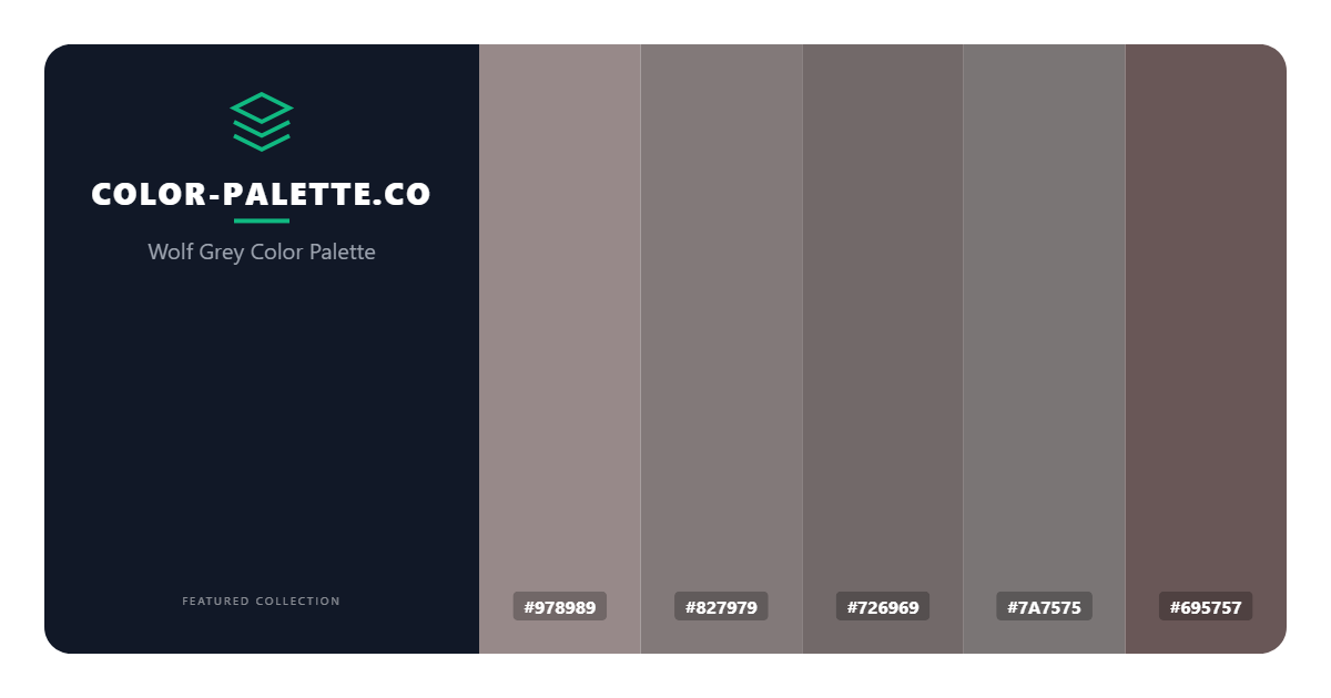 Wolf Grey Color Palette