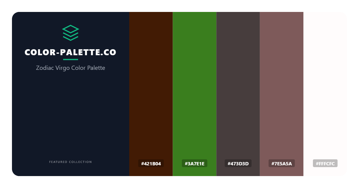Zodiac Virgo Color Palette